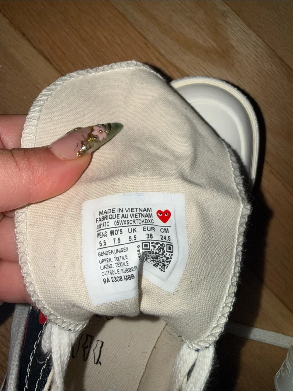 Kids' Black Chuck 70 High 'Multi Heart' Sneakers